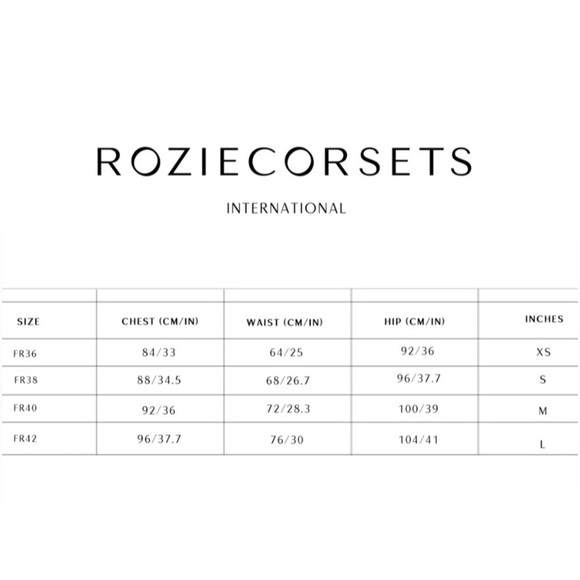 Rozie Corsets Tulle Trimmed Crepe Corset - Picture 7 of 7